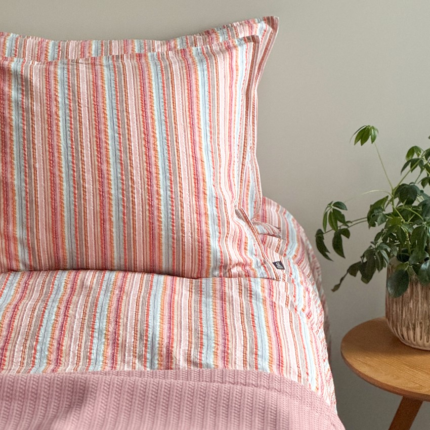 Påslakanset 2-dels Bäckebölja Goa, Orange