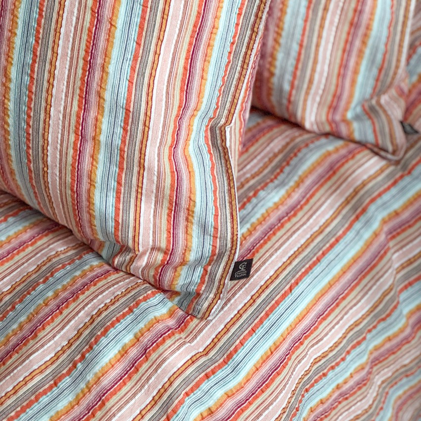 Påslakanset 2-dels Bäckebölja Goa, Orange