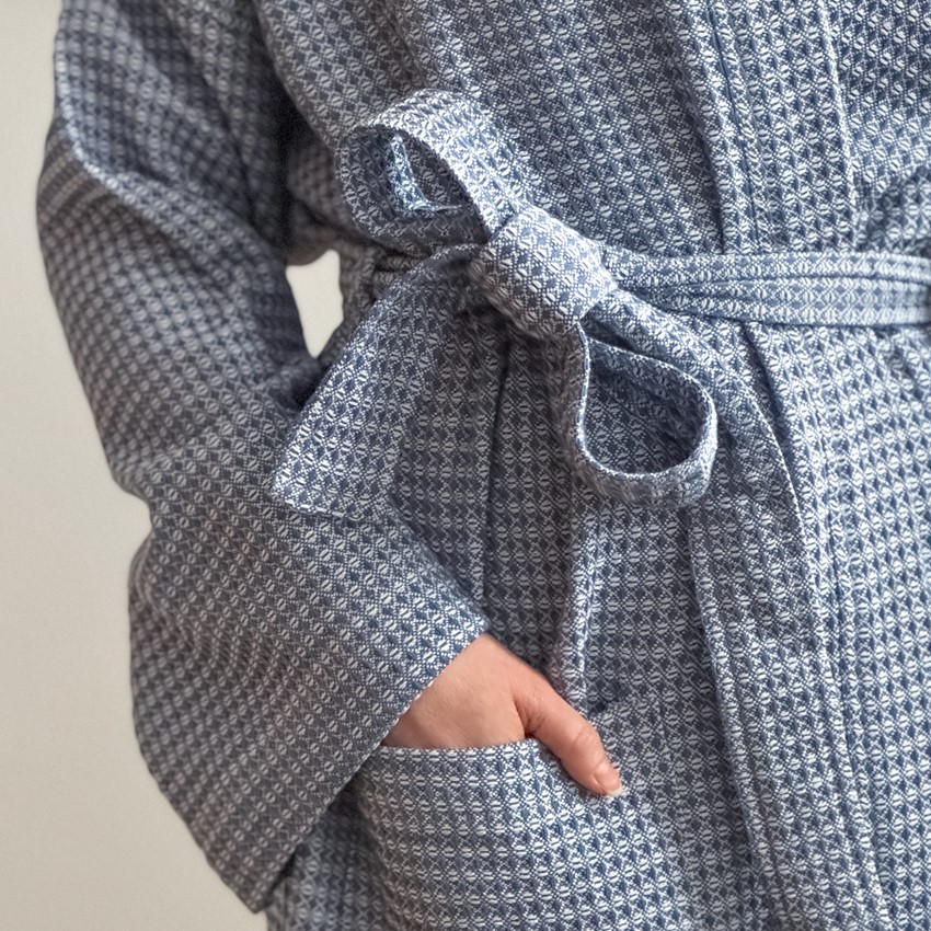 Återvunnen Badrock Wilma, Gråblå/Vit