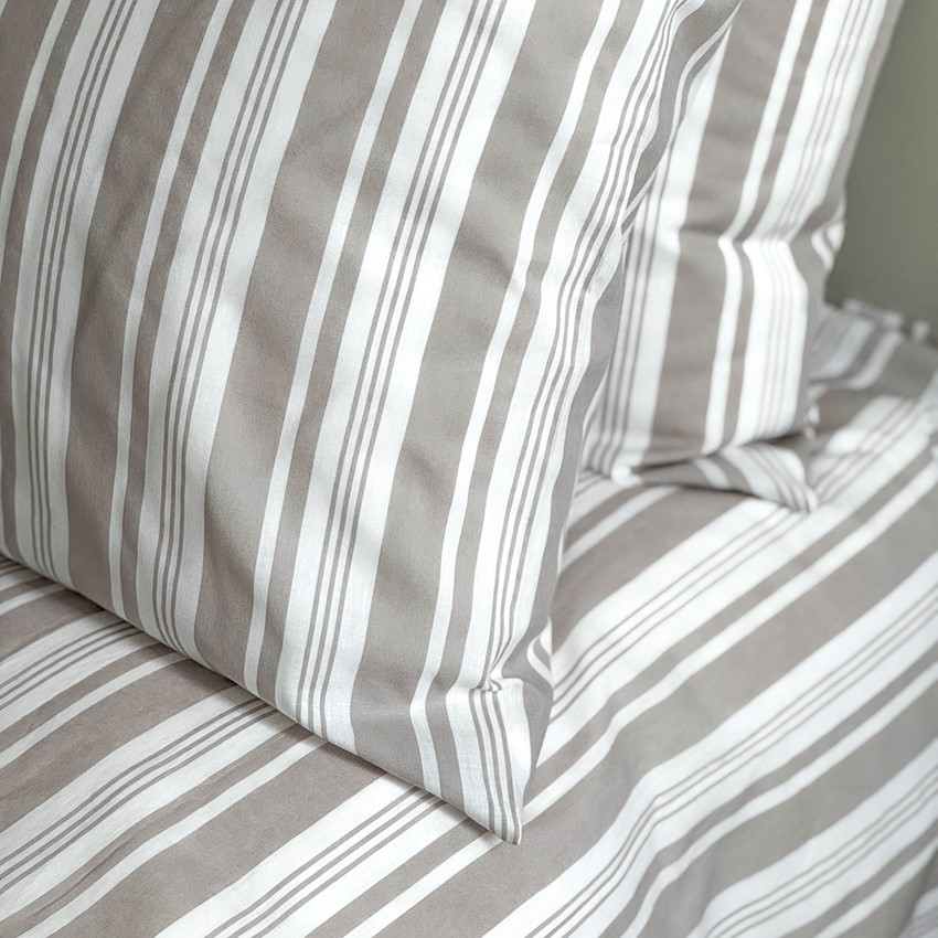 Påslakanset 2-dels Corali, Vit/Linne