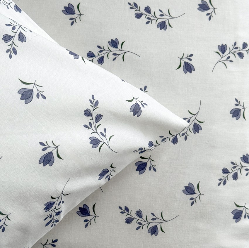 Örngott Finn, Vit/Blå