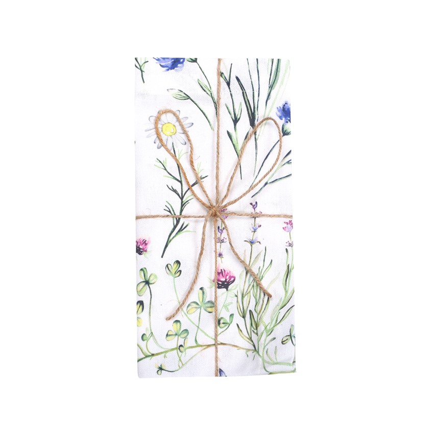 Återvunnen Servett 2-pack Hilma, Blå/Grön