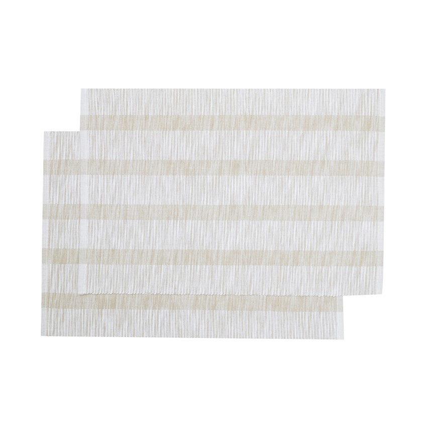 Återvunnen Tablett 2-pack Minna, Linne/Vit