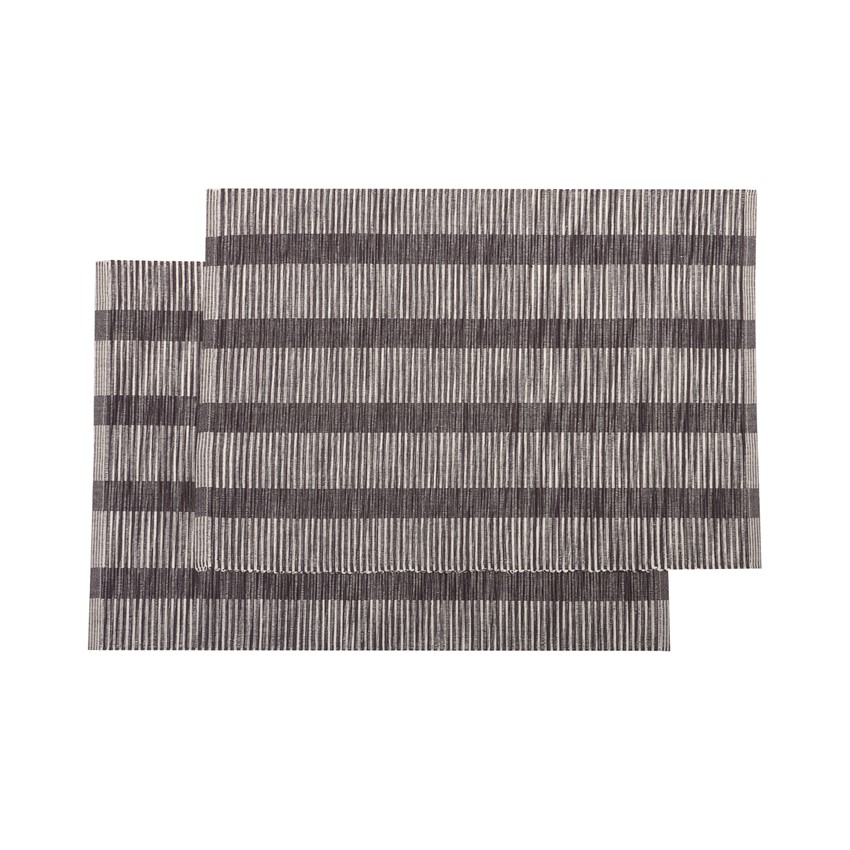 Återvunnen Tablett 2-pack Minna, Brun/Linne