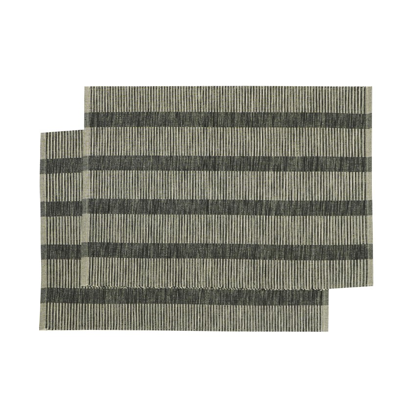 Återvunnen Tablett 2-pack Minna, Svart/Linne