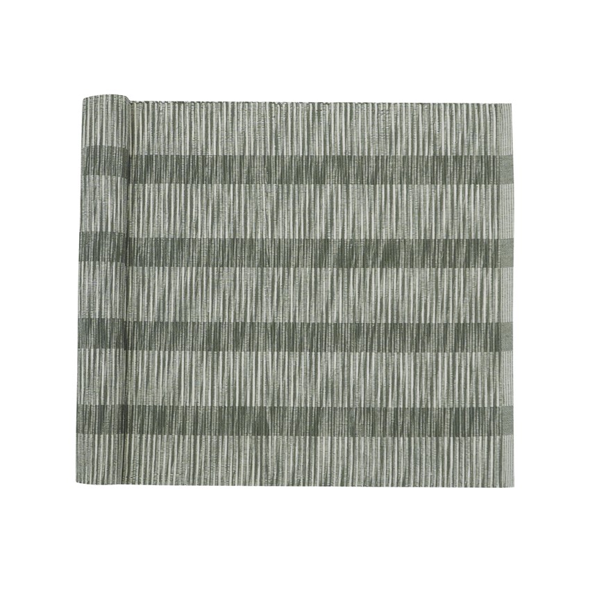 Återvunnen Löpare Minna, Olivgrön/Linne