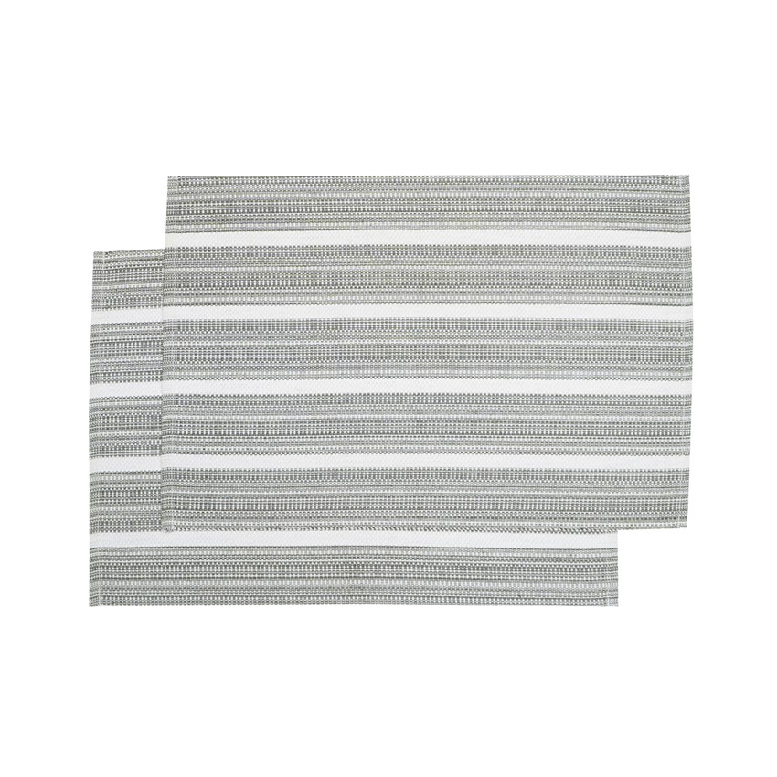 Återvunnen Tablett 2-pack Tuva, Mörkgrå/Ecru