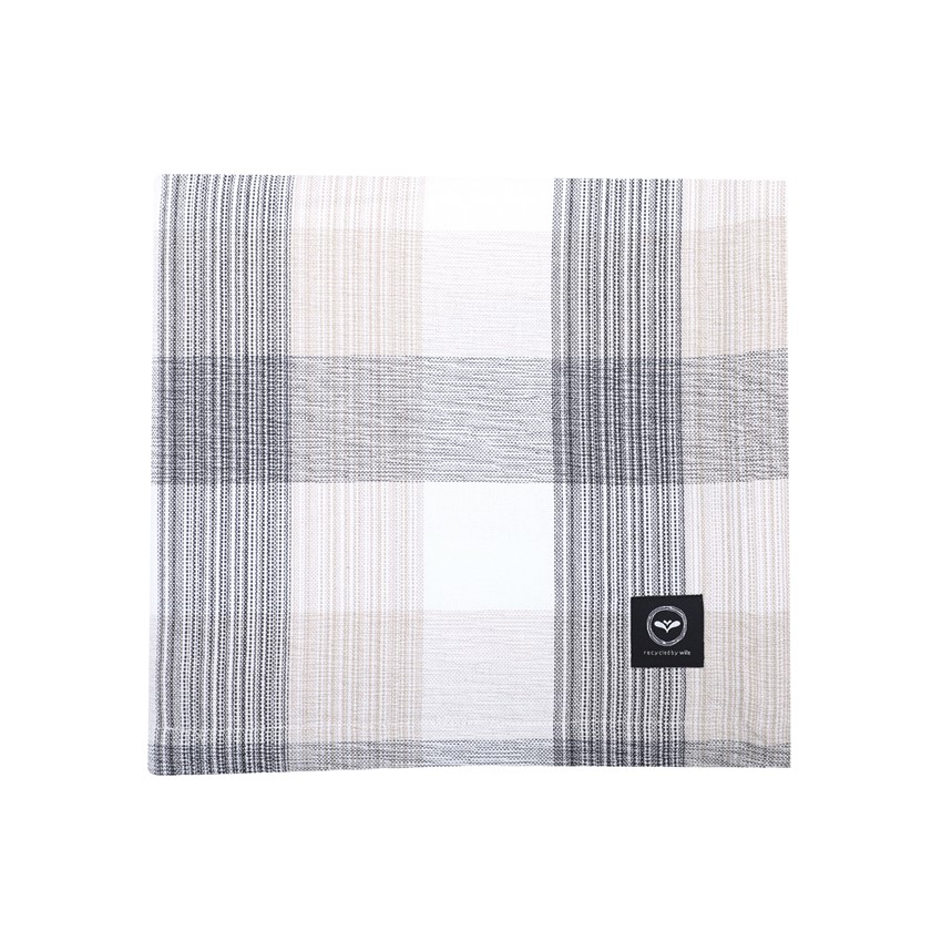 Återvunnen Duk Loke, Mörkgrå/Linne