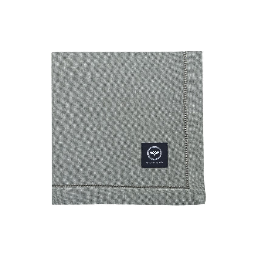 Återvunnen Duk Ylva, Olivgrön/Beige