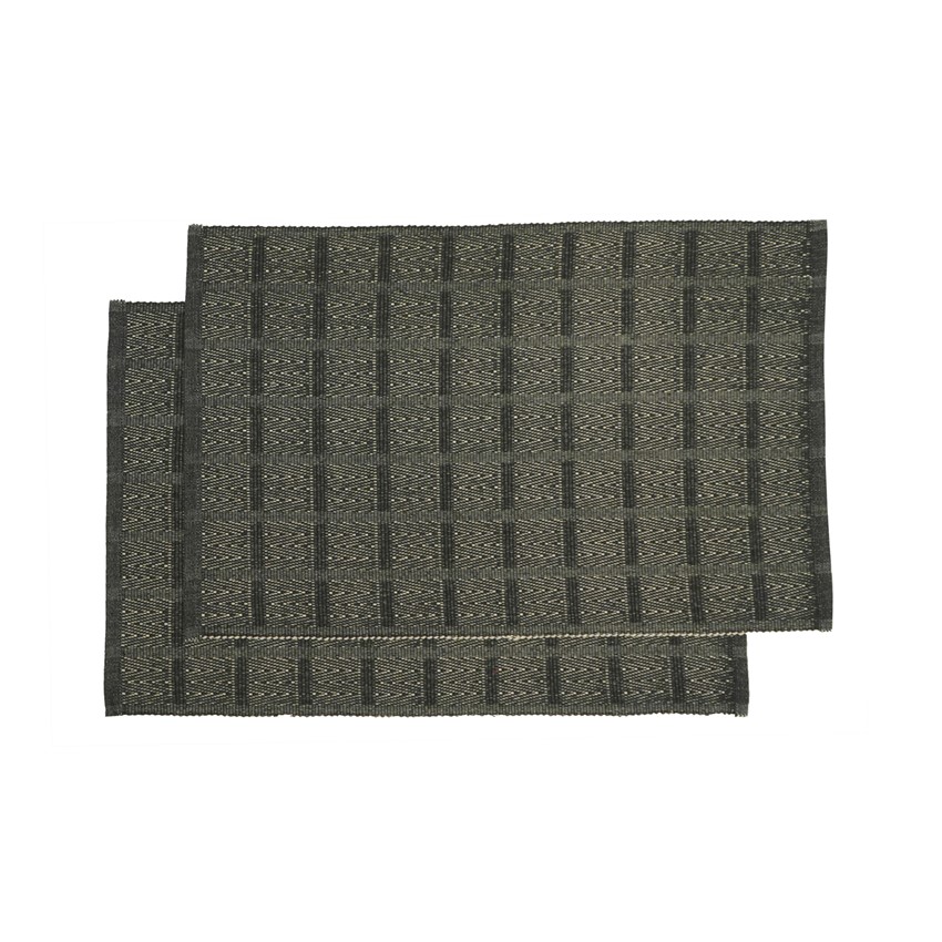 Återvunnen Tablett 2-pack Viggo, Svart/Linne