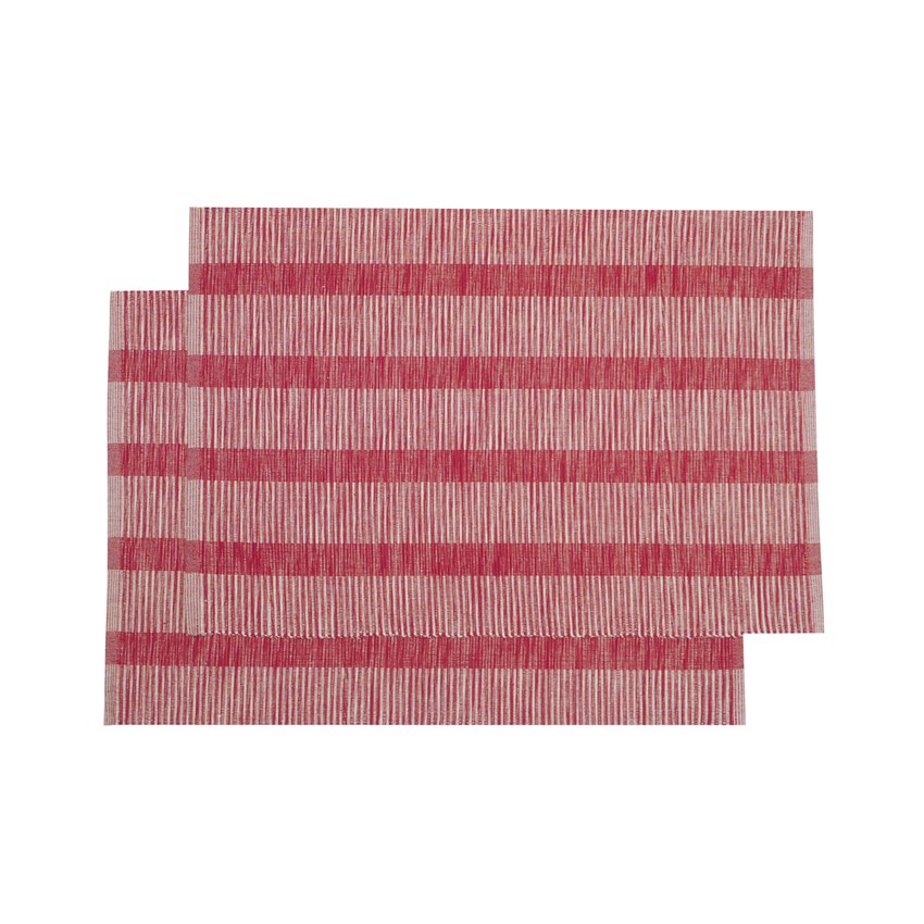 Återvunnen Tablett 2-pack Minna, Mörkröd/Linne