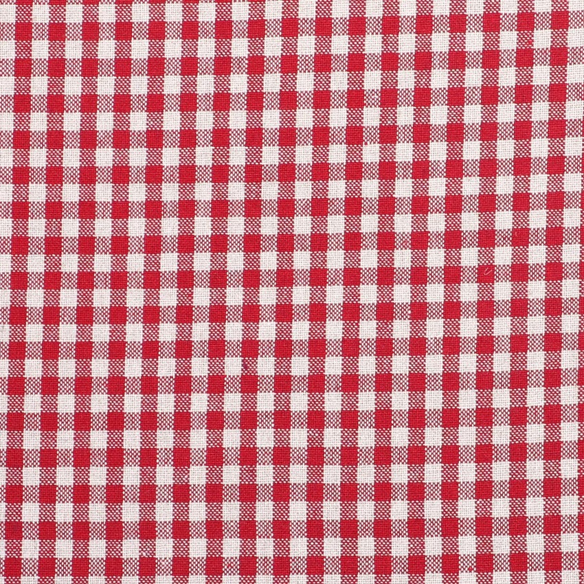 Återvunnen Rund Duk Madicken, Mörkröd/Linne