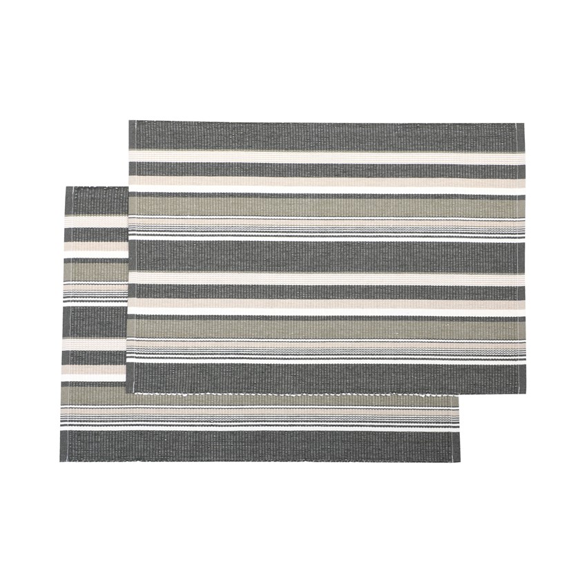Återvunnen Tablett 2-pack Ruben, Olivgrön/Beige