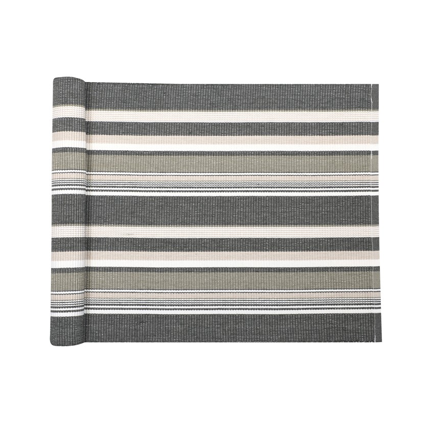 Återvunnen Löpare Ruben, Olivgrön/Beige