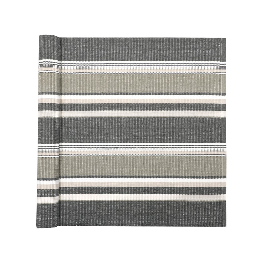 Återvunnen Löpare Ruben, Olivgrön/Beige