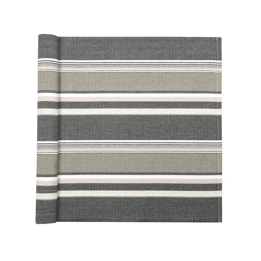 Återvunnen Löpare Ruben, Olivgrön/Beige