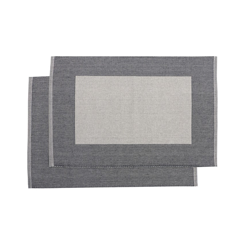 Återvunnen Tablett 2-pack Poppy, Svart/Linne