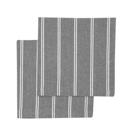 Återvunnen Servett 2-pack Agda, Olivgrön/Beige