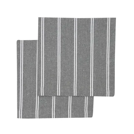 Återvunnen Servett 2-pack Agda, Olivgrön/Beige