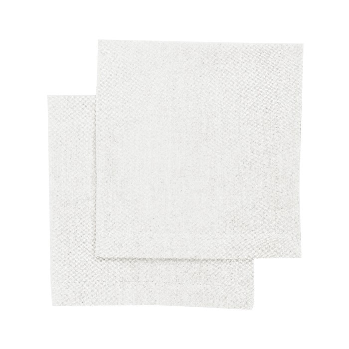 Återvunnen Servett 2-pack Elin, Beige
