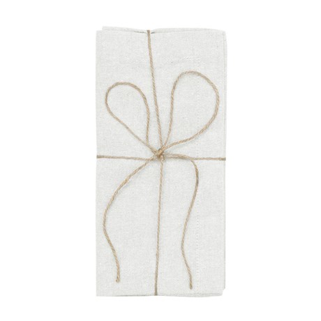 Återvunnen Servett 2-pack Elin, Beige