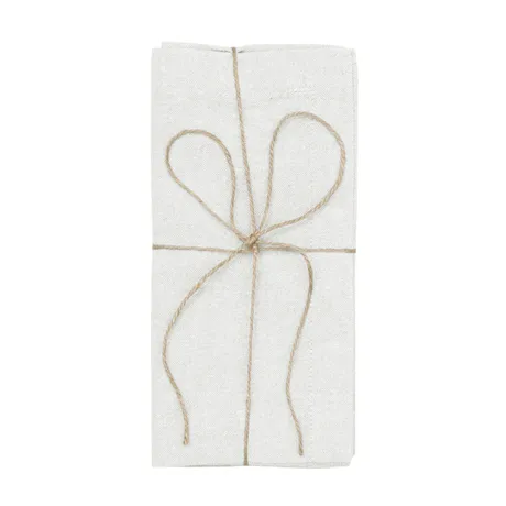 Återvunnen Servett 2-pack Elin, Beige