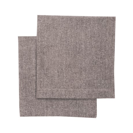 Återvunnen Servett 2-pack Elin, Ljusbrun/Beige