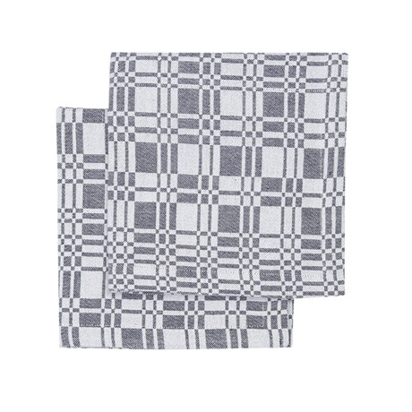 Återvunnen Servett 2-pack Lilly, Marinblå/Beige