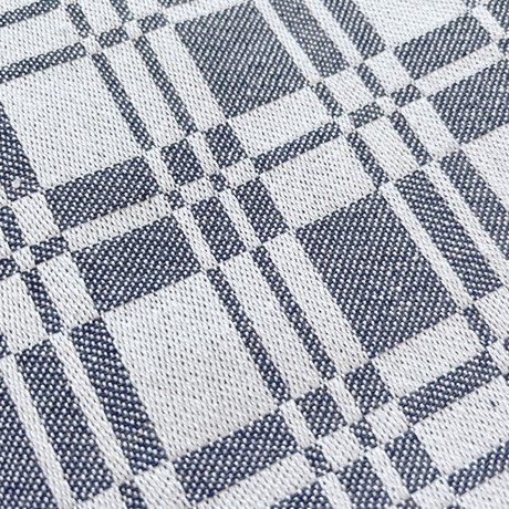 Återvunnen Servett 2-pack Lilly, Marinblå/Beige