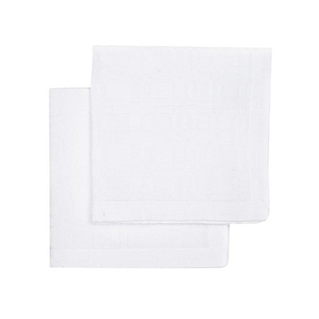 Återvunnen Servett 2-pack Lilly, Vit