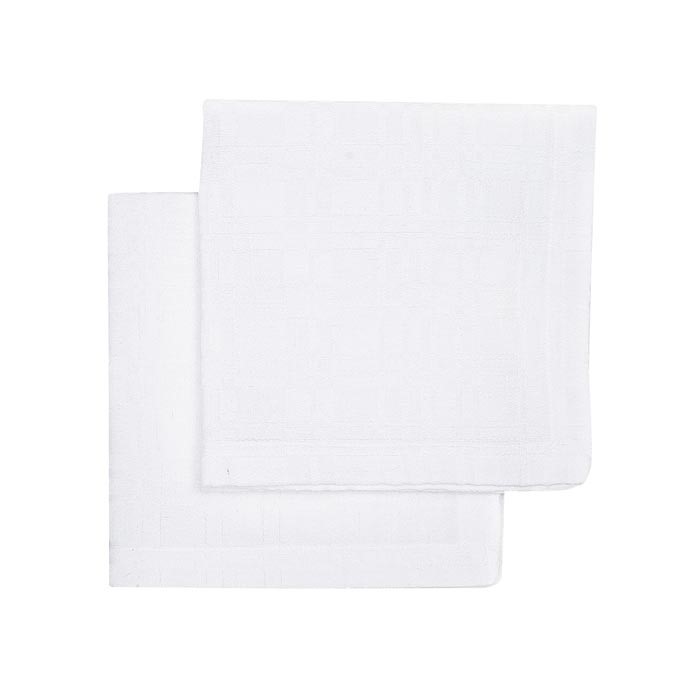 Återvunnen Servett 2-pack Lilly, Vit