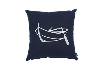 Återvunnet Kuddfodral Roddbåt, Marinblå