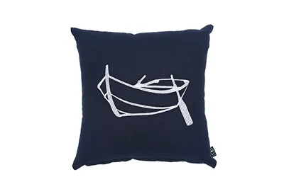 Återvunnet Kuddfodral Roddbåt, Marinblå
