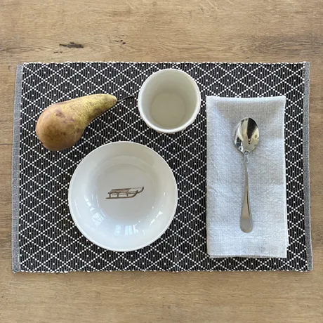 Återvunnen Servett 2-pack Meja, Beige/Silver