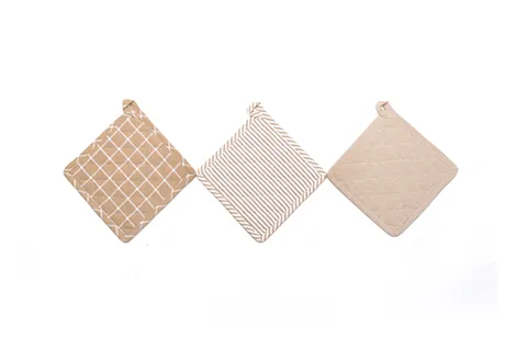 Återvunnen Grytlapp Recycling, 3-sortering, Sand/Beige