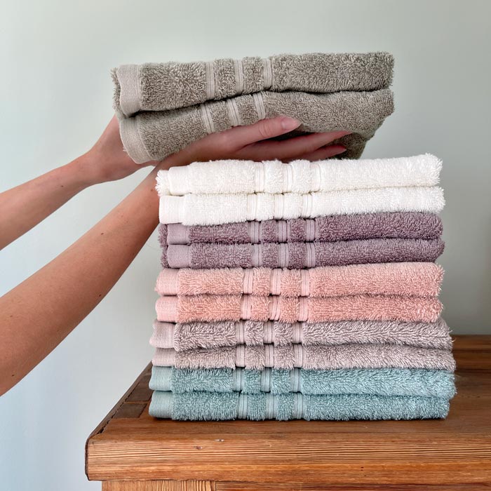 Handduk Royal, Bambu, Dusty Pink