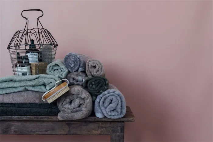 Handduk Royal, Bambu, Gråblå