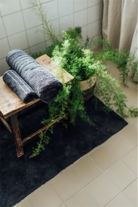 Handduk Royal, Bambu, Mörkgrå