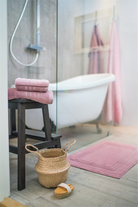 Handduk Royal, Bambu, Rosa