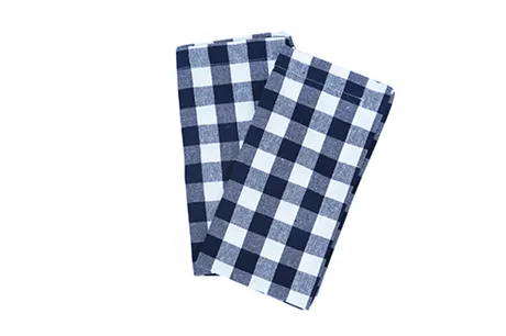 Återvunnen Servett 2-pack Sture, Marinblå/Vit