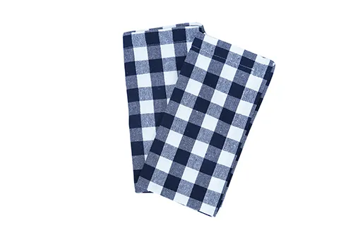 Återvunnen Servett 2-pack Sture, Marinblå/Vit