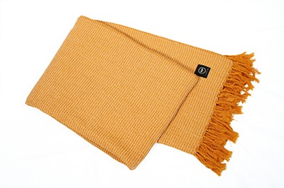 Återvunnen Pläd Valter, Gul/Beige