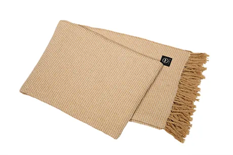 Återvunnen Pläd Valter, Linne/Beige