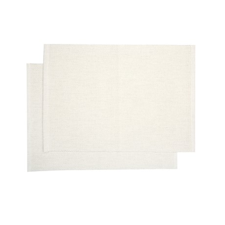 Återvunnen Tablett 2-pack Kalle, Ecru/Vit