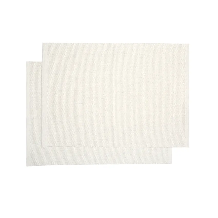 Återvunnen Tablett 2-pack Kalle, Ecru/Vit