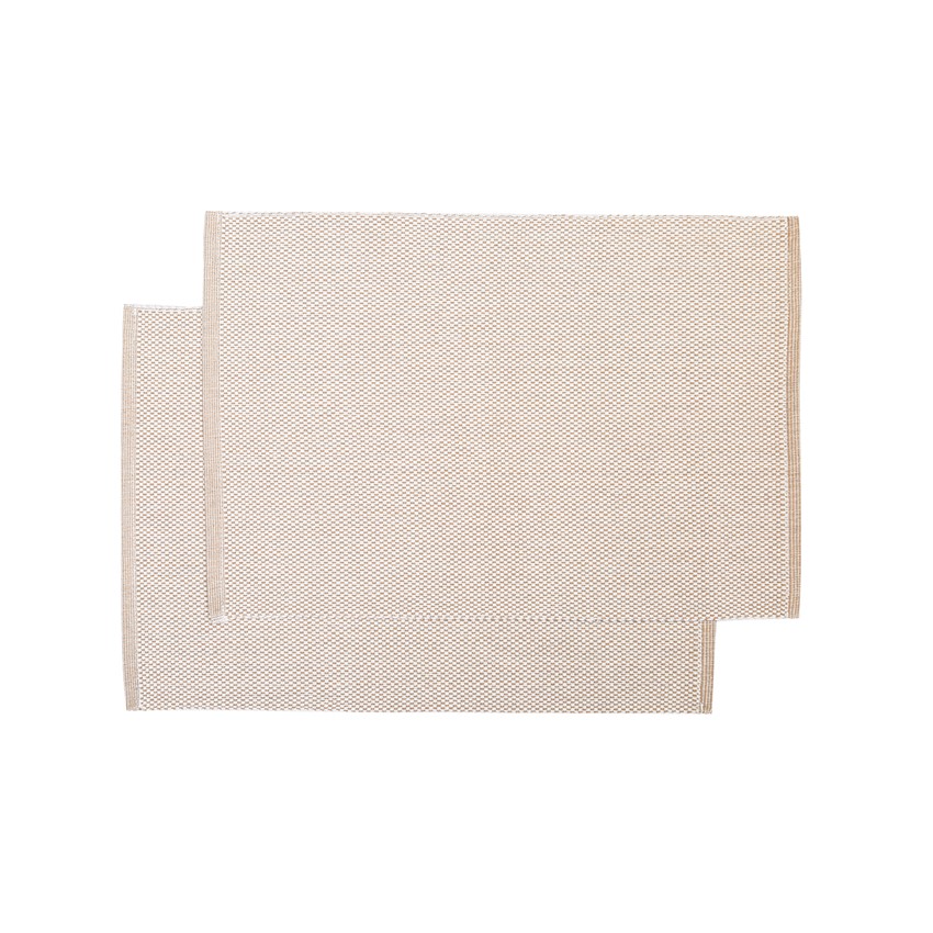Återvunnen Tablett 2-pack Kalle, Beige/Ljusbrun