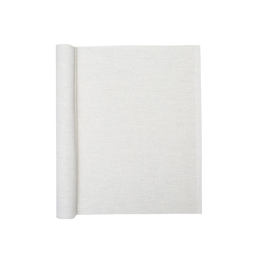 Återvunnen Löpare Kalle, Ecru/Vit