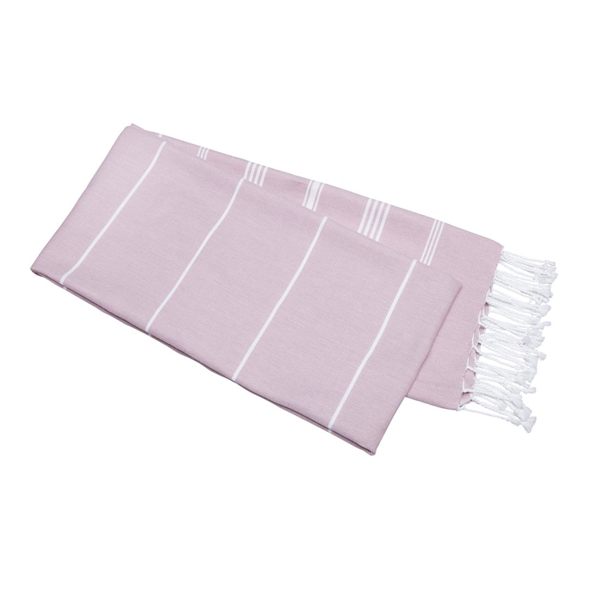 Ekologiskt Badlakan Hamam, Rosa/Vit