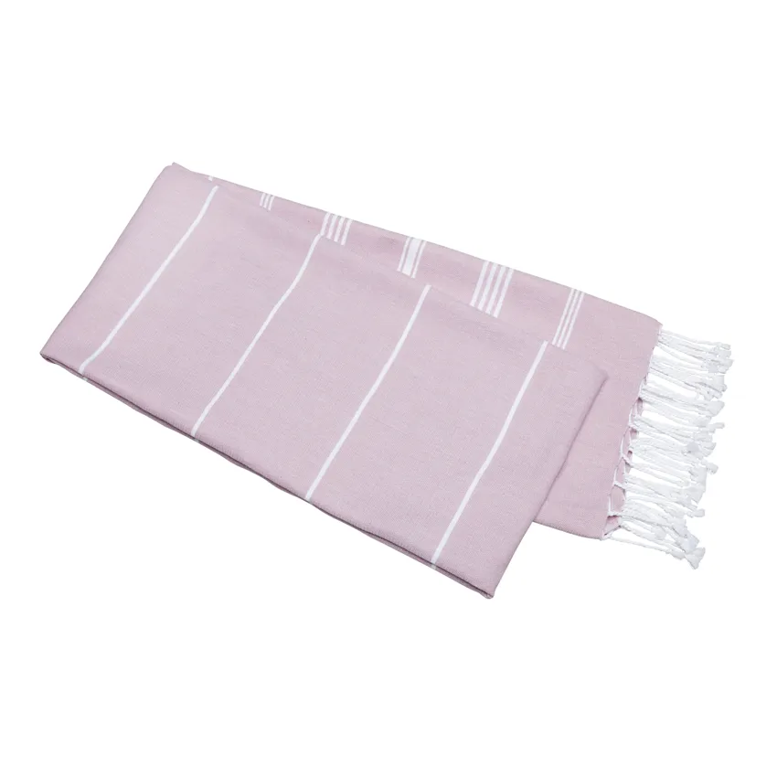 Ekologiskt Badlakan Hamam, Rosa/Vit