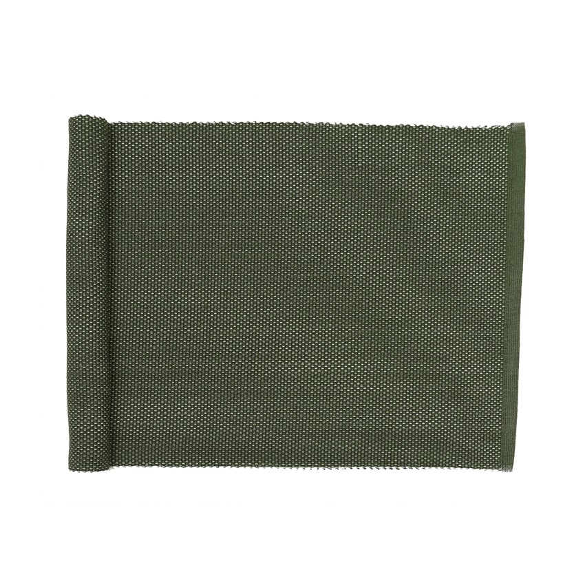 Återvunnen Löpare Kalle, Olivgrön/Beige